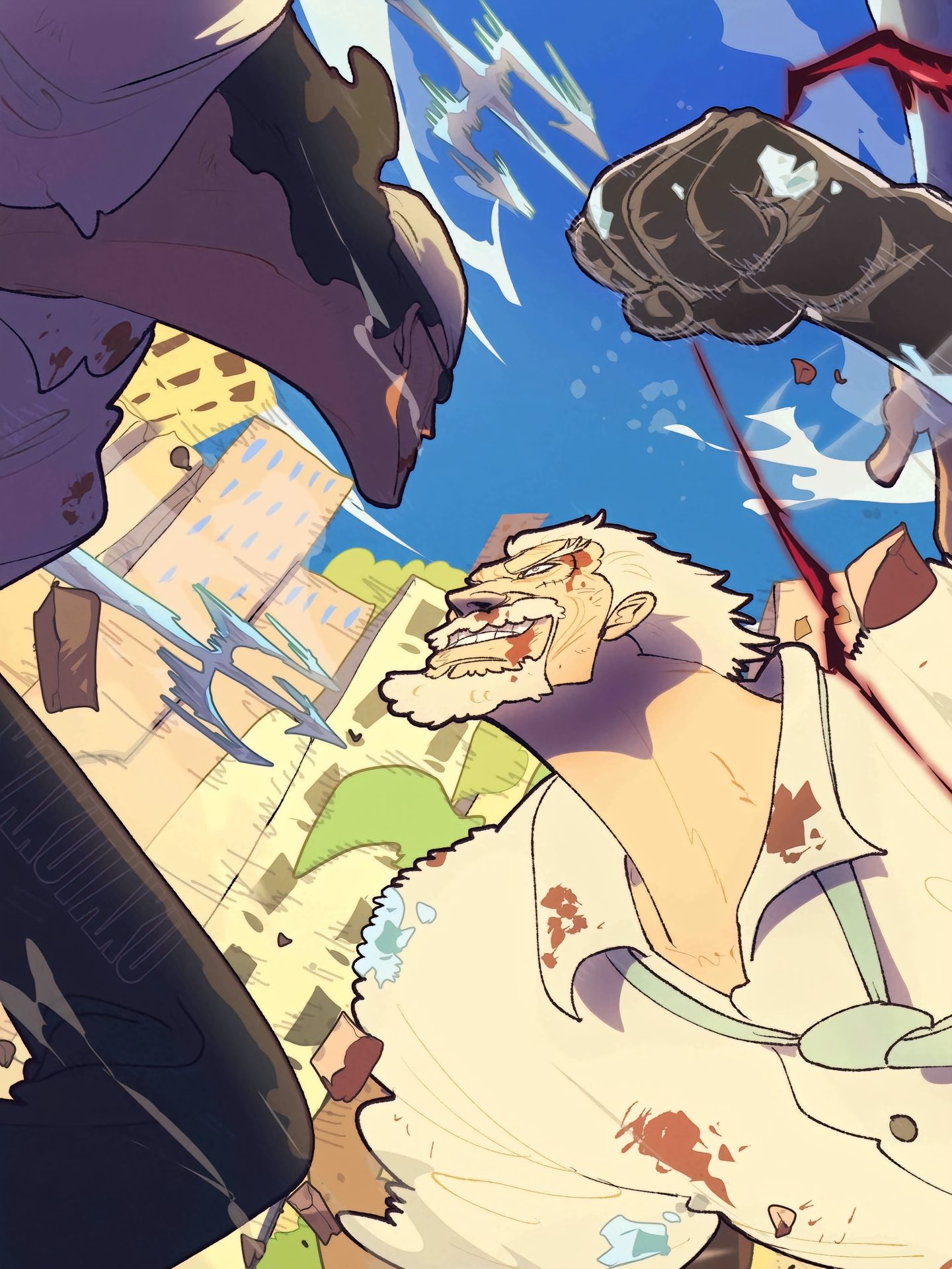 The One Piece artwork from @waku99taku is absolutely awesome.